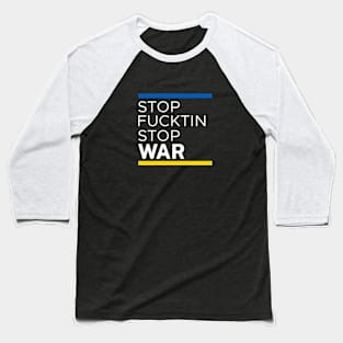 Stop Putin Stop War Baseball T-Shirt